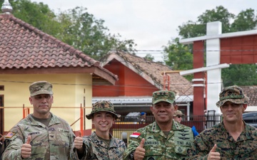 Leadership from the U.S. military and partner nations pose for a photo