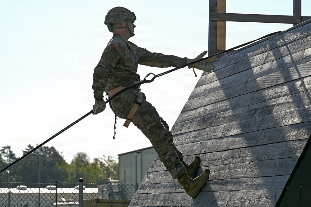 809th MRBC rappel training