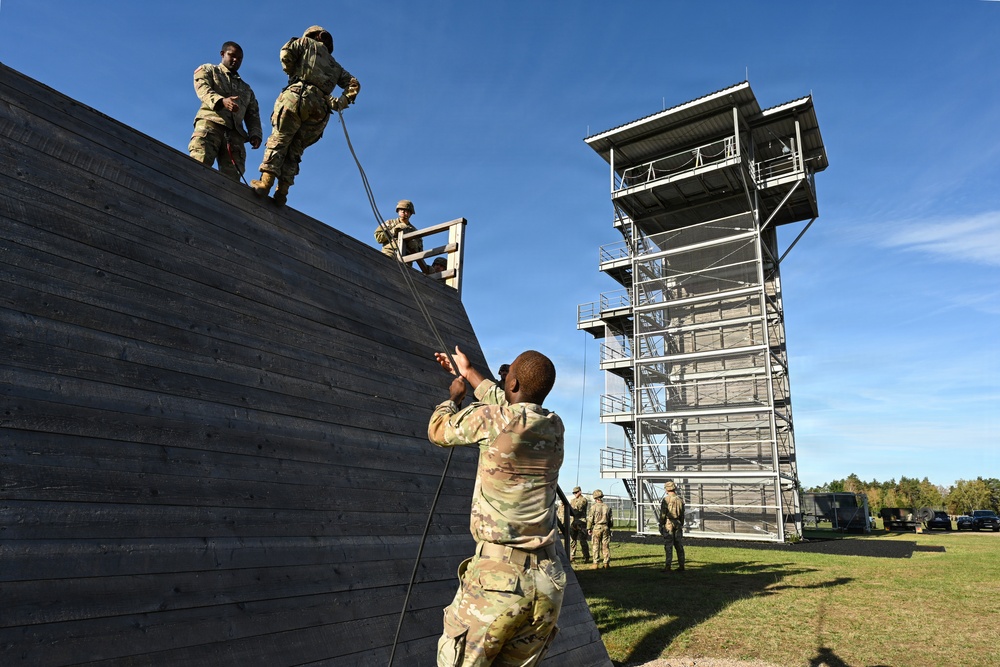 809th MRBC rappel training