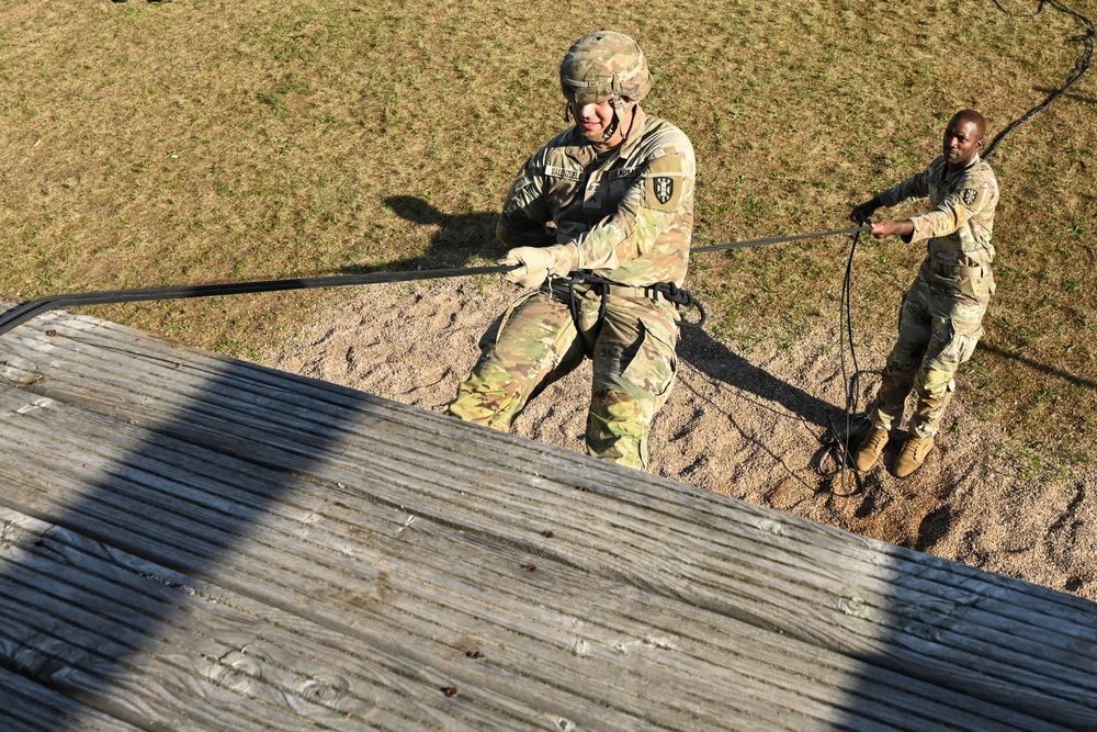 809th MRBC rappel training