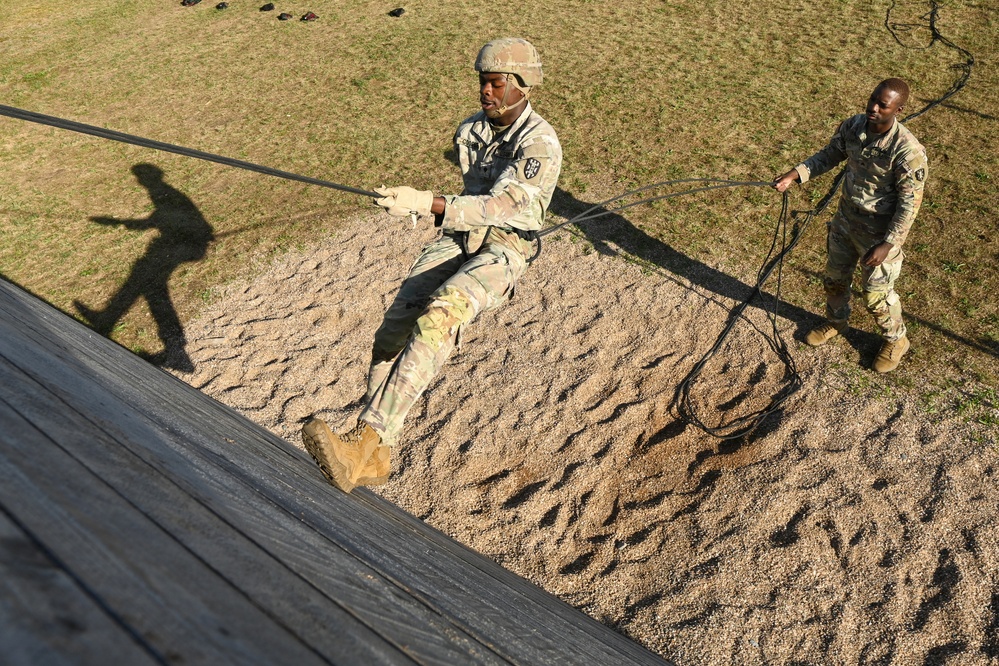 809th MRBC rappel training