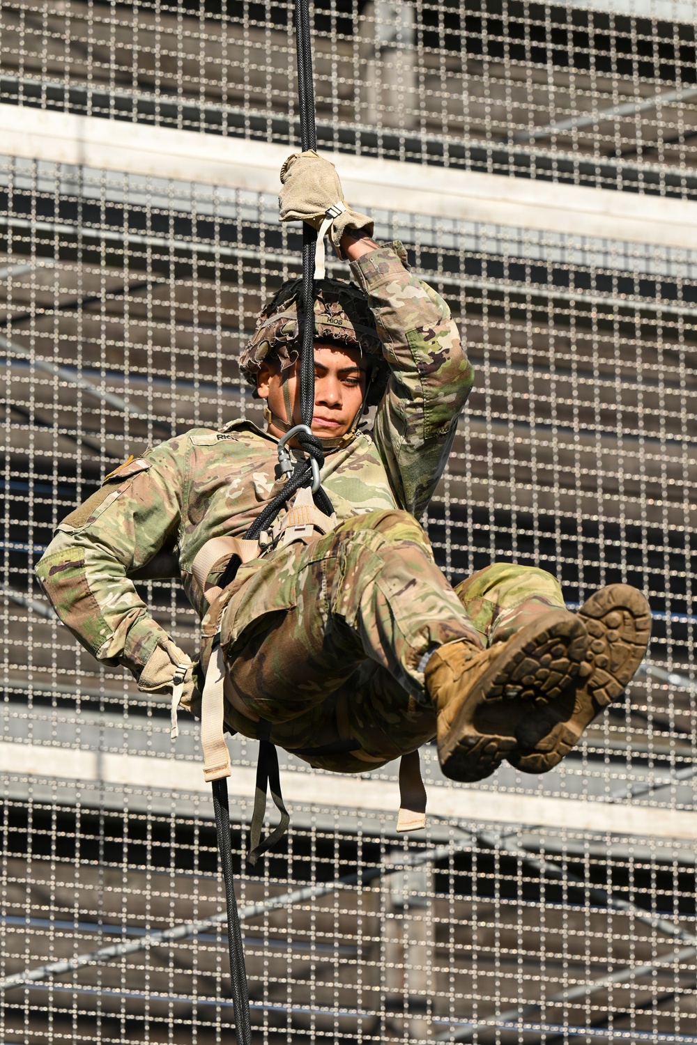 809th MRBC rappel training