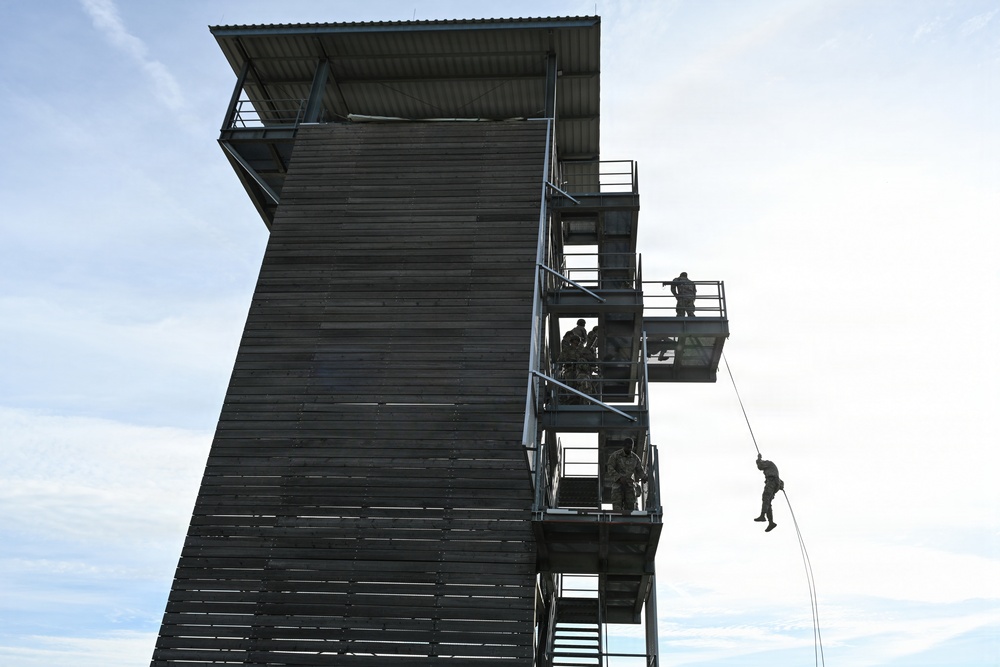 809th MRBC rappel training