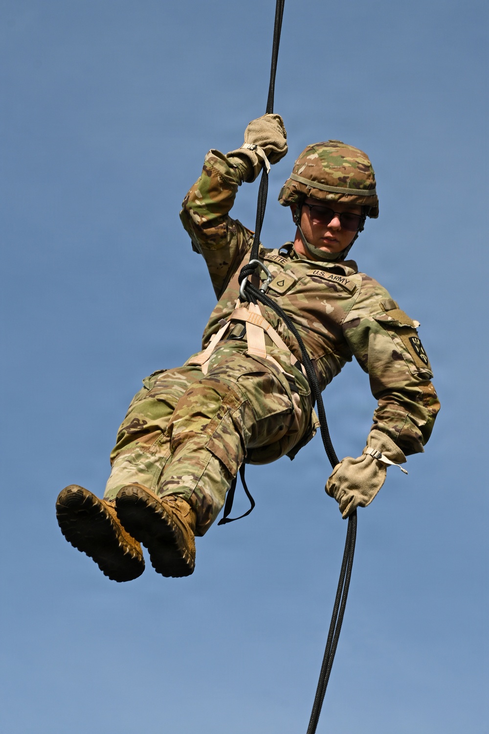 809th MRBC rappel training