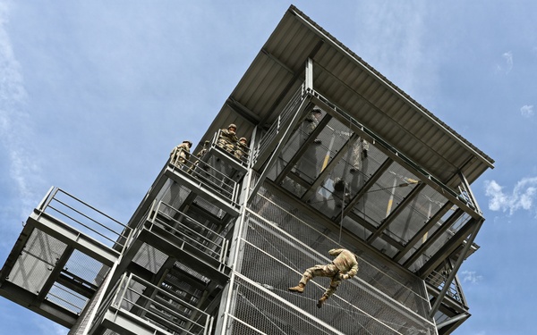 809th MRBC rappel training