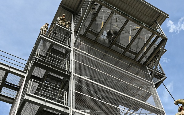 809th MRBC rappel training