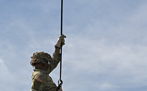 809th MRBC rappel training
