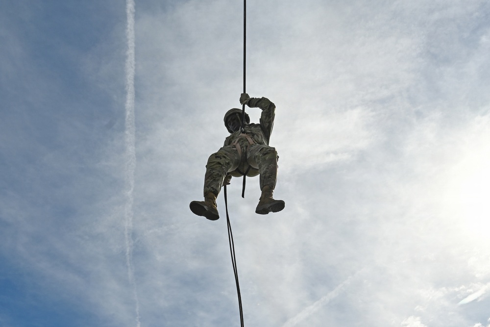 809th MRBC rappel training