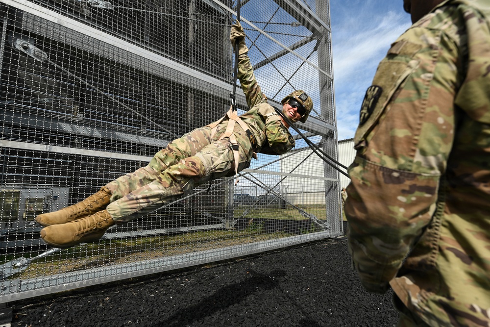 809th MRBC rappel training