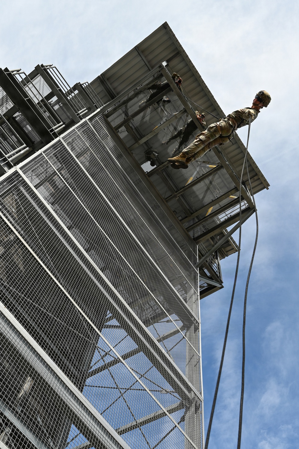 809th MRBC rappel training