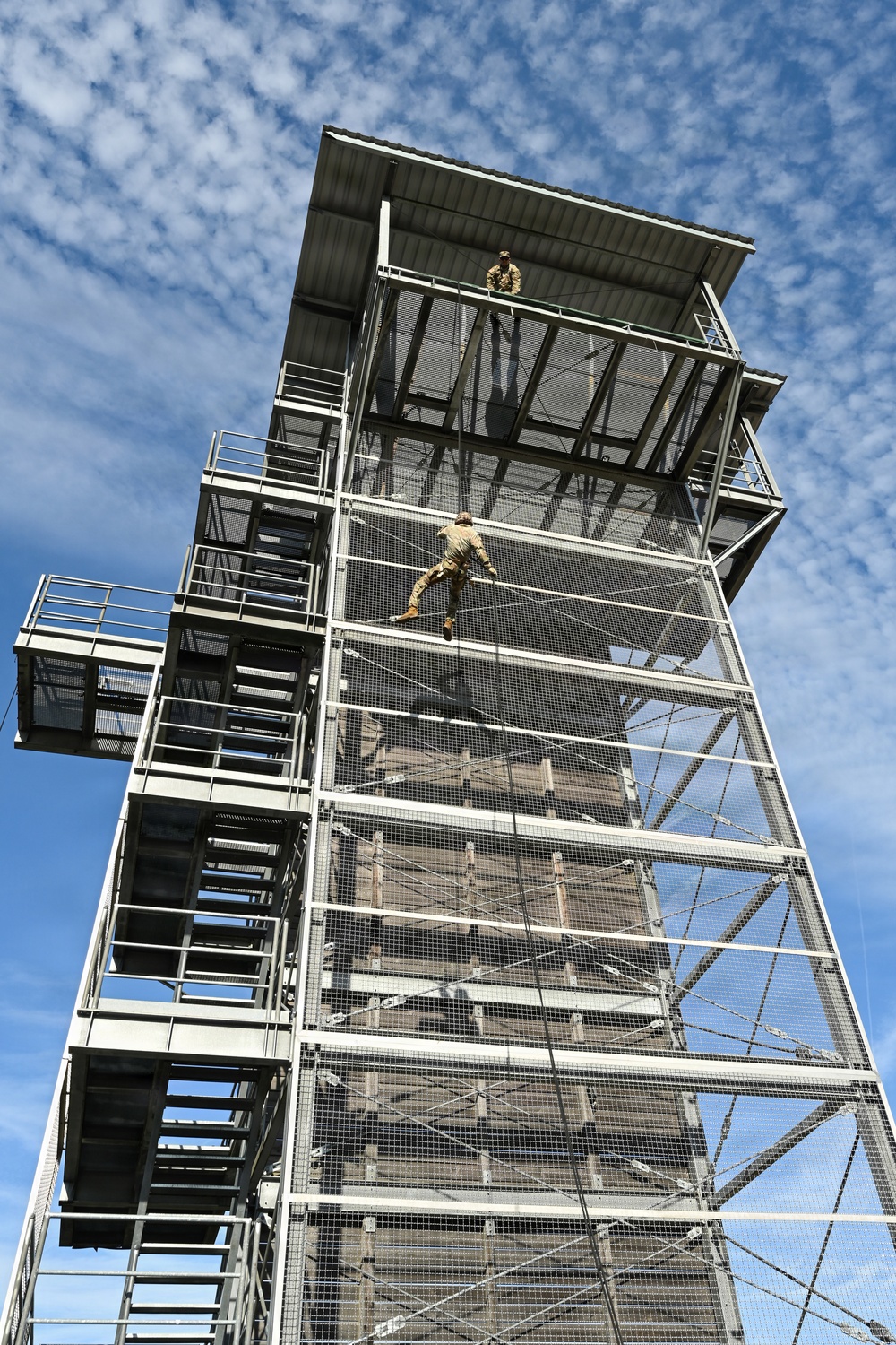 809th MRBC rappel training