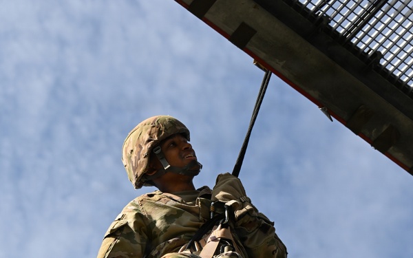 809th MRBC rappel training