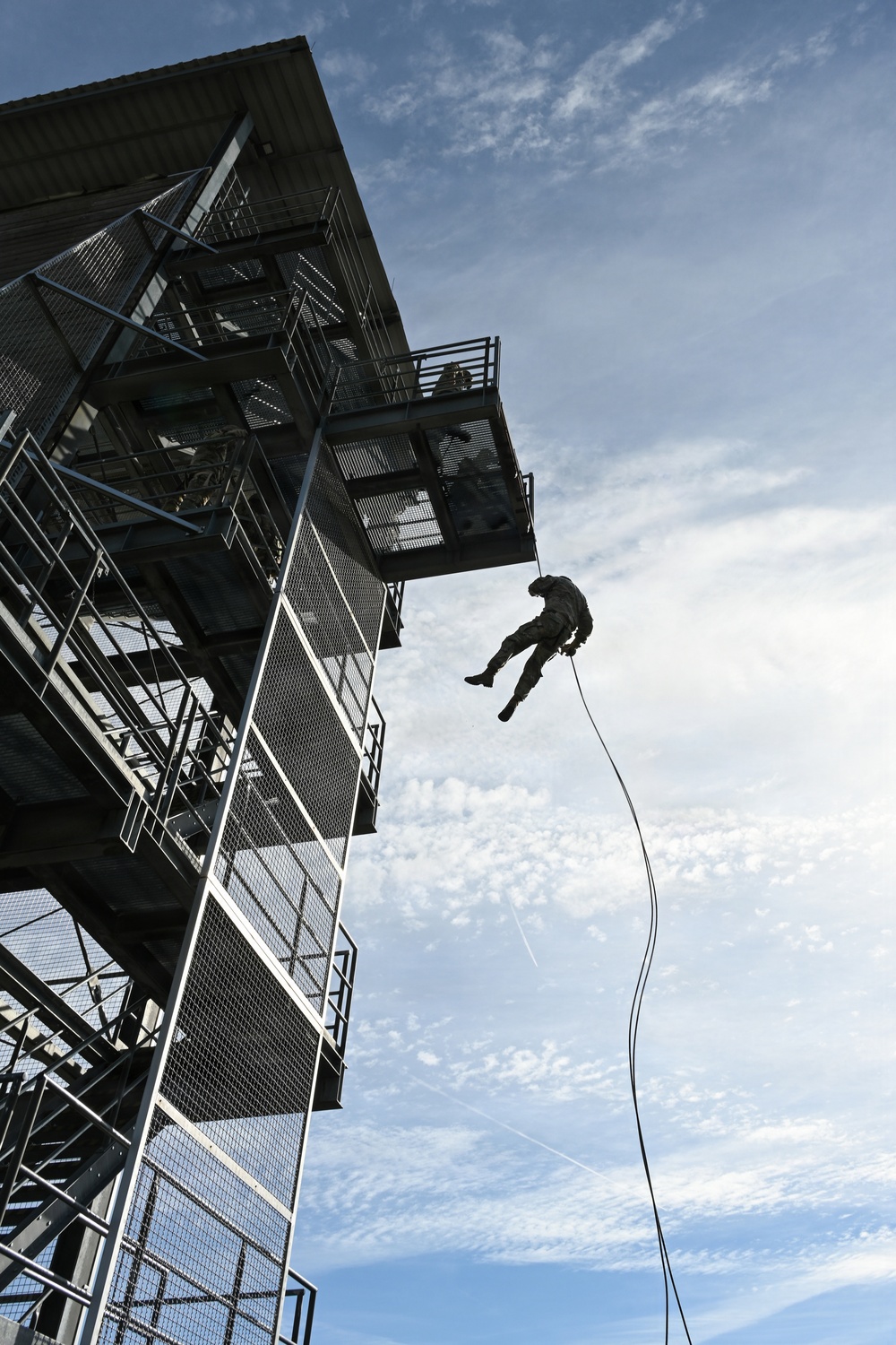 809th MRBC rappel training