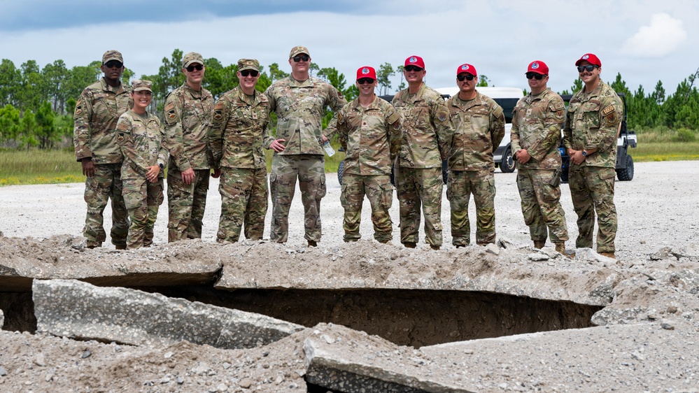 801st RHTS EOD conducts controlled airfield detonation