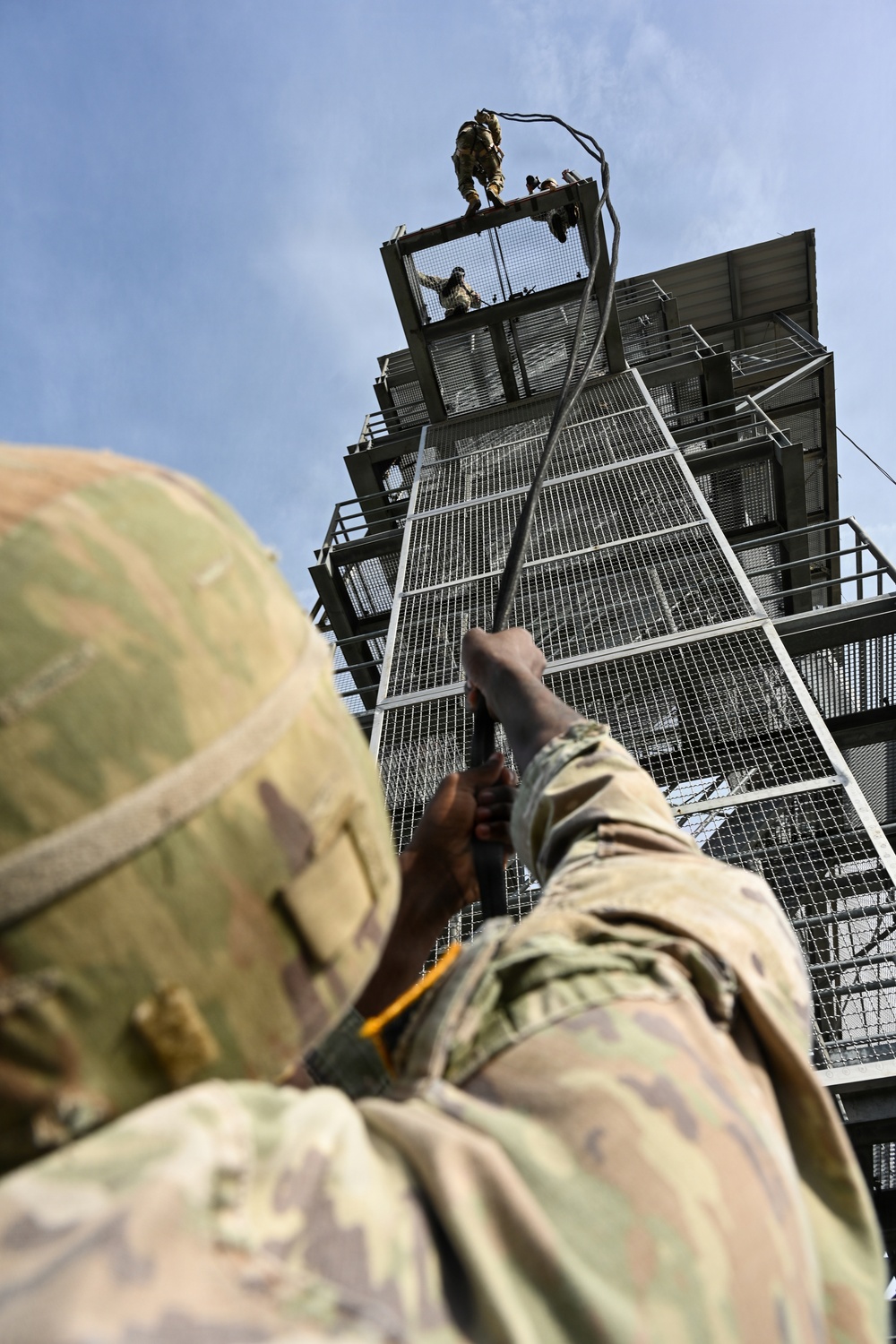 809th MRBC rappel training