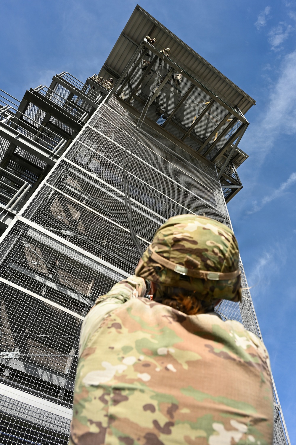 809th MRBC rappel training