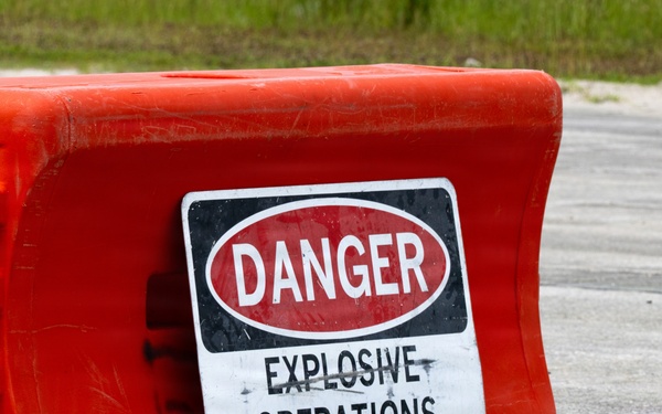 801st RHTS EOD conducts controlled airfield detonation