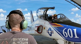 FRCSE returns first T-45 SLEP aircraft to the Fleet