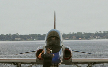 FRCSE returns first T-45 SLEP aircraft to the Fleet