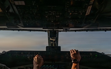 KC-135 refuels A-10s for show of force