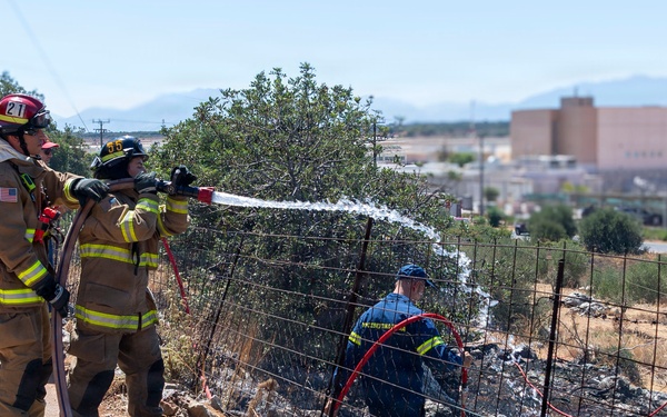 Mutual Aid in Action: NSA Souda Bay, Chania Fire Department Contain Brush Fire Near Installation