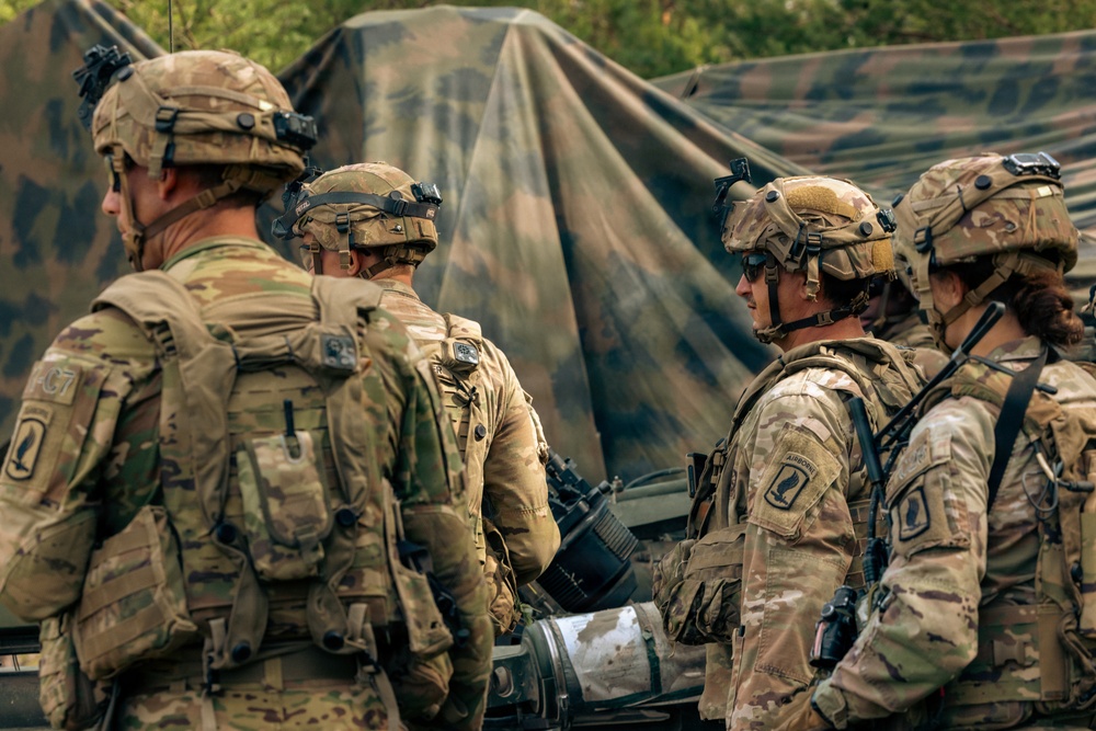 Saber Junction 26: Artillery Fire Mission - 173rd Mobile Brigade Combat Team (Airborne)