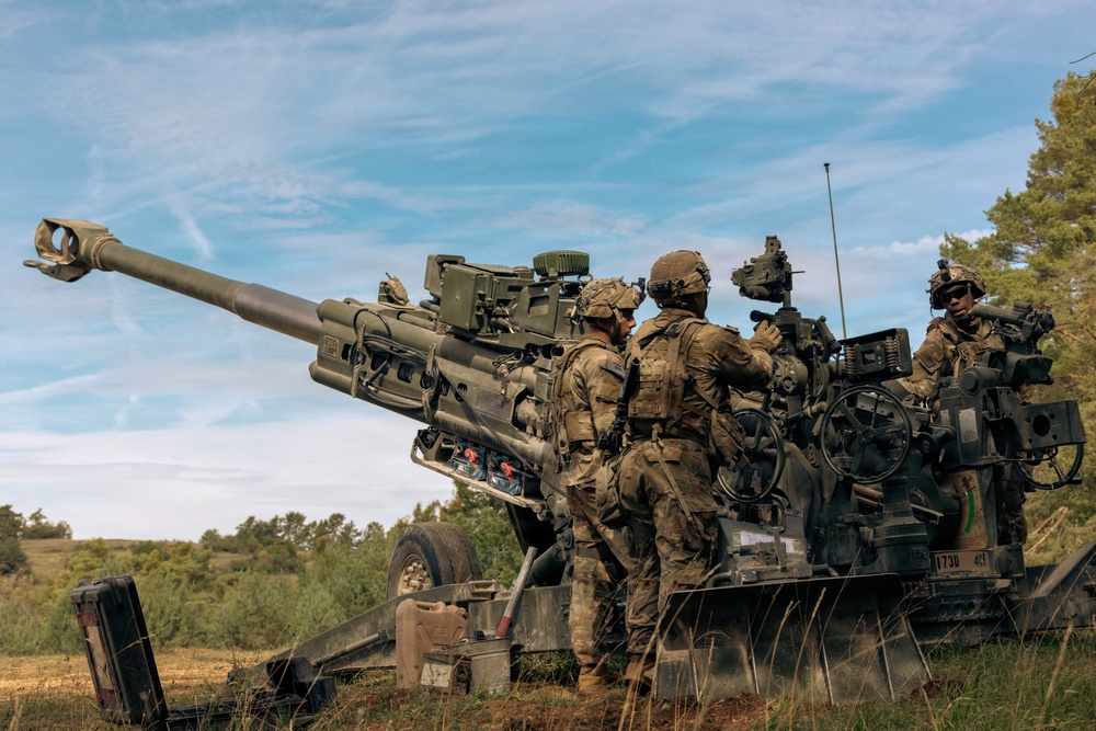 Saber Junction 26: Artillery Fire Mission - 173rd Mobile Brigade Combat Team (Airborne)