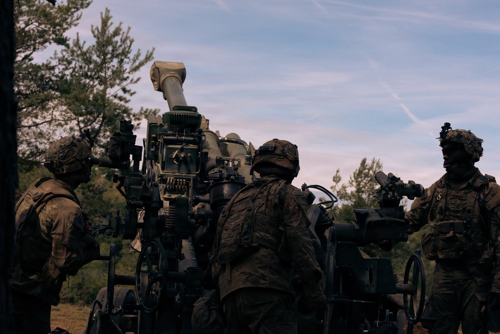 Saber Junction 26: Artillery Fire Mission - 173rd Mobile Brigade Combat Team (Airborne)
