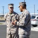Promotion Ceremony for LCpl Spencer Estes aboard Marine Corps Logistics Base Barstow, California, September 1.