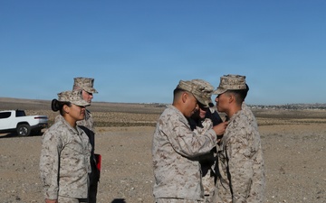 Meritorious Promotion Ceremony aboard Marine Corps Logistics Base (MCLB)  - Barstow, September 2.
