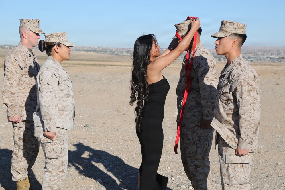 Meritorious Promotion Ceremony aboard Marine Corps Logistics Base (MCLB)  - Barstow, September 2.