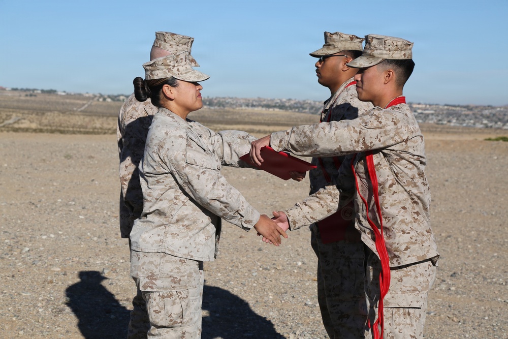 Meritorious Promotion Ceremony aboard Marine Corps Logistics Base (MCLB)  - Barstow, September 2.