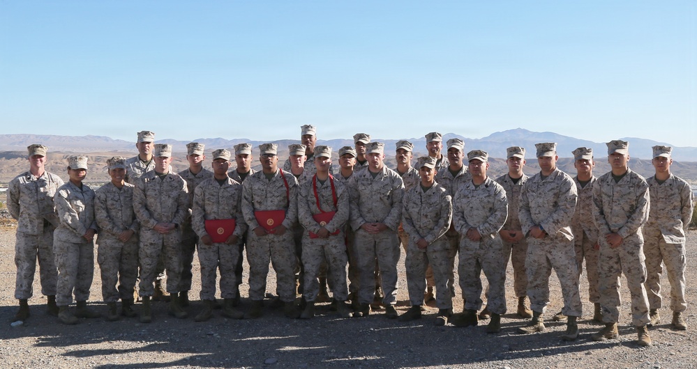 Meritorious Promotion Ceremony aboard Marine Corps Logistics Base (MCLB)  - Barstow, September 2.