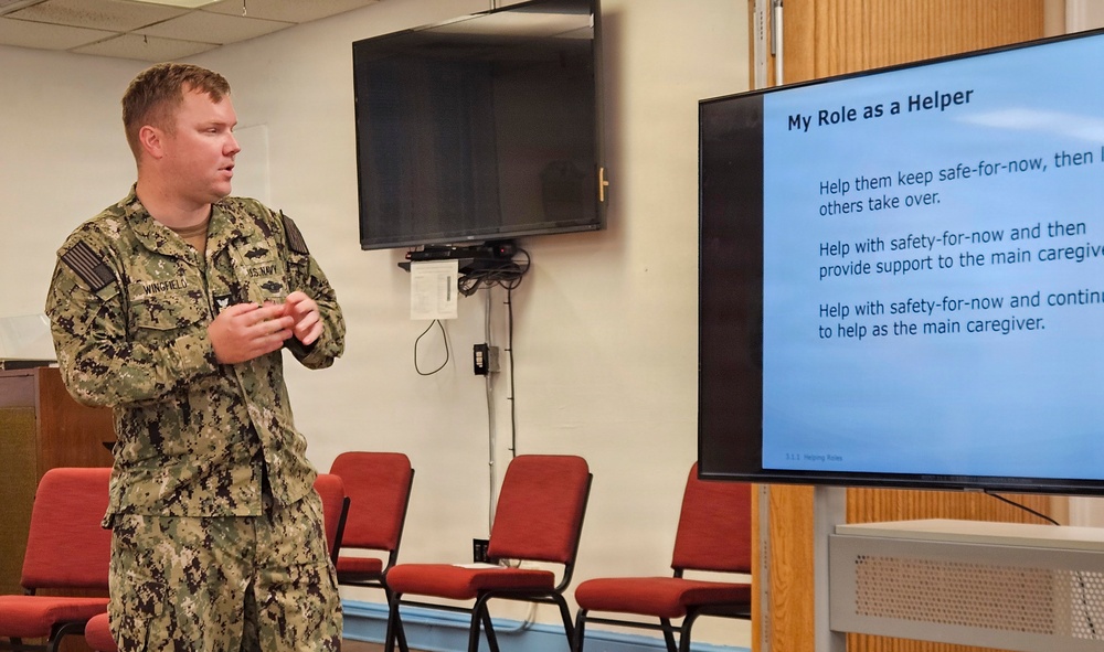 NAS Pensacola Religious Ministries Department provides suicide prevention training to Sailors