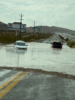 MCLB Barstow firefighters conduct swift-water rescue in Yermo
