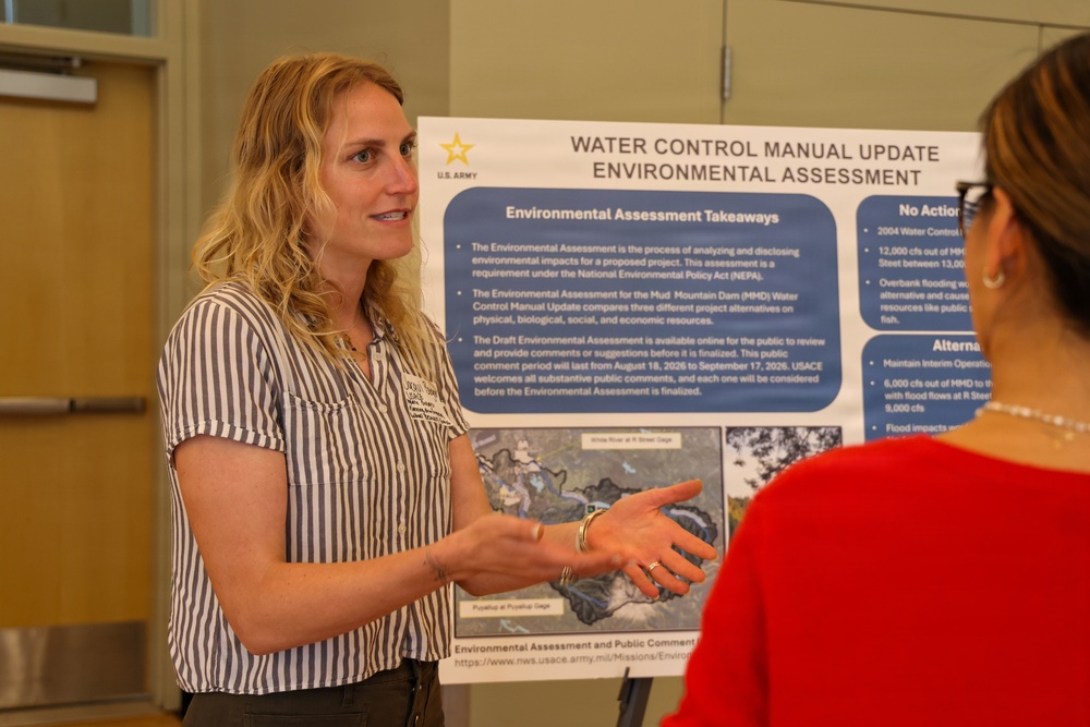 USACE hosts public open house for Mud Mountain Dam Water Control Manual update