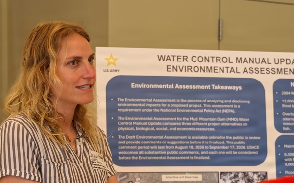 USACE hosts public open house for Mud Mountain Dam Water Control Manual update