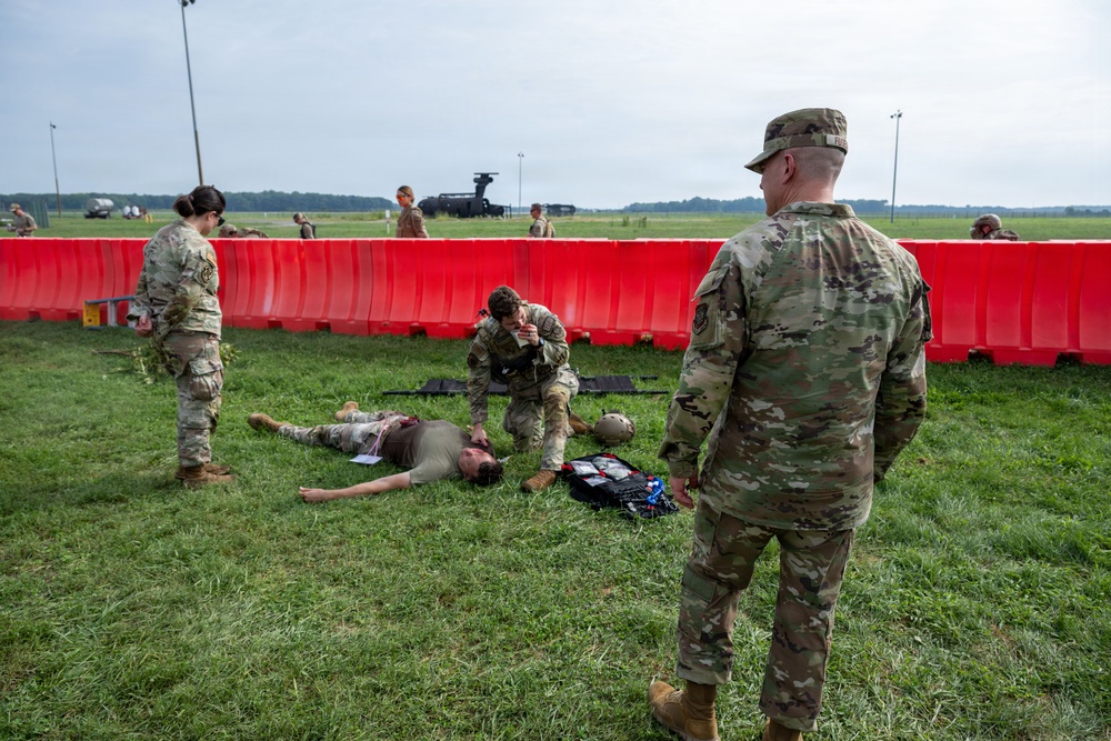 21st AF Command Chief visits Dover AFB