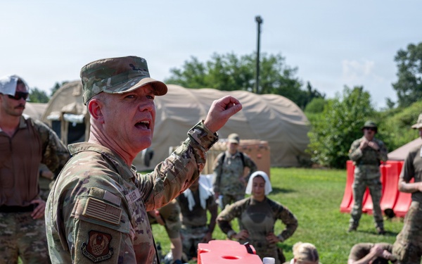 21st AF Command Chief visits Dover AFB