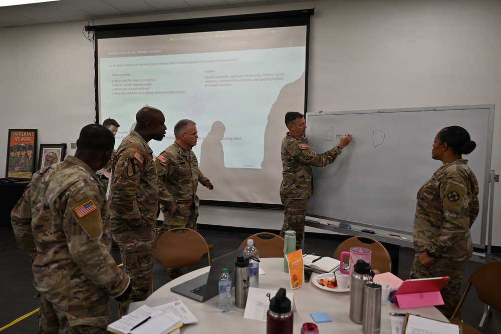 Chaplains train to help their fellow Soldiers