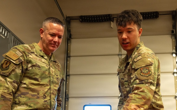 21st AF Command Chief visits Dover AFB