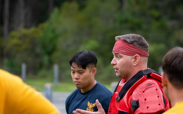 Sailors participate in oleoresin capsicum (OC) Course