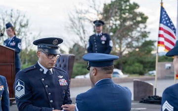 USSPACECOM holds "End of a Duty Day" ceremony for CSEL