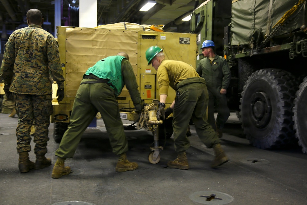 Marines, sailors begin deployment