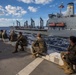 24th Marine Expeditionary Unit Participates in Resupply-At-Sea Operations Aboard USS New York