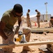US Marines build obstacles to provide protection in Jordan