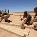 US Marines build obstacles to provide protection in Jordan