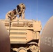 US Marines refuel vehicles in Jordan