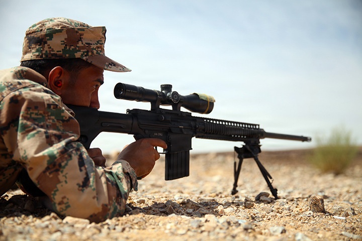 Snipers conduct live-fire exercise during Exercise Eager Lion