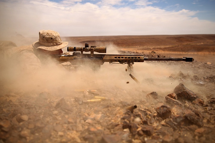 Snipers conduct live-fire exercise during Exercise Eager Lion